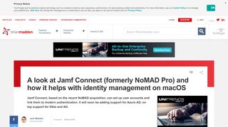 
                            9. A look at Jamf Connect (formerly NoMAD Pro) and how it ...