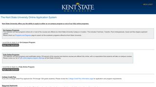 
                            1. a New Application - Kent State University Self Service