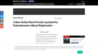 
                            5. A New Online Movie Portal Launched for Entertainment without ...