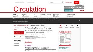 
                            4. A Promising Therapy in Jeopardy | Circulation - AHA Journals