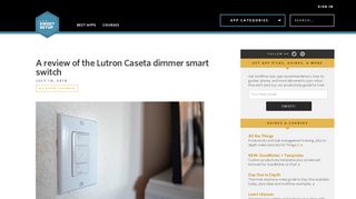 
                            5. A review of the Lutron Caseta dimmer smart switch – The Sweet Setup