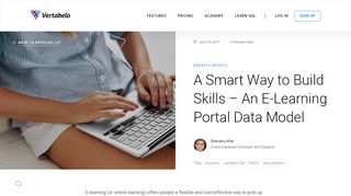 
                            5. A Smart Way to Build Skills – An E-Learning Portal Data Model