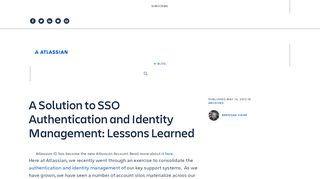 
                            9. A Solution to SSO Authentication and Identity Management: Lessons ...