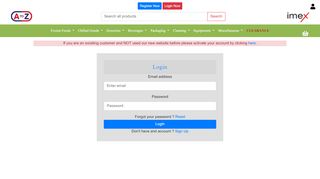 
                            6. A To Z Catering Login