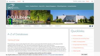 
                            1. A to Z of Databases | DCU Library | DCU