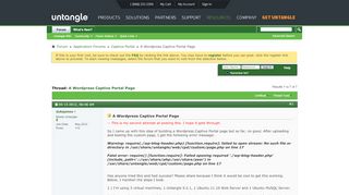 
                            2. A Wordpress Captive Portal Page - Untangle Forums