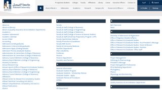 
                            6. A-Z Index - About the University | Alfaisal University
