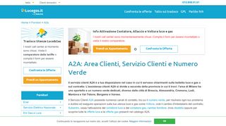 
                            9. A2A: Area Clienti, Servizio Clienti e Numero Verde