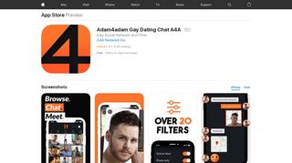 
                            6. A4A adam4adam gay dating chat social network on the App Store