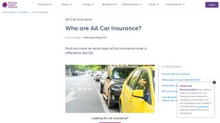 
                            5. AA Car Insurance & Contact Details | MoneySuperMarket