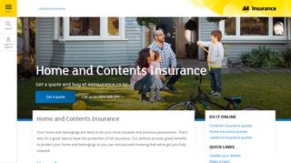 
                            6. AA Insurance – NZ Home and Contents Insurance Online ...