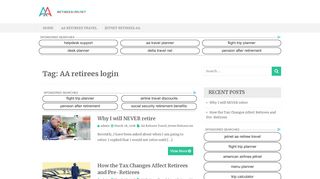 
                            9. AA retirees login | Retirees AA com