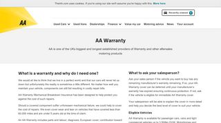 
                            4. AA Warranty | AA Cars