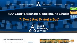 
                            9. AAA Credit Screening Services & Background Checks