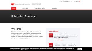 
                            6. AAA Education Services - Login