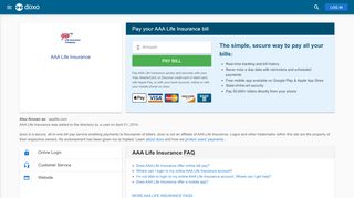 
                            7. AAA Life Insurance | Pay Your Bill Online | doxo.com