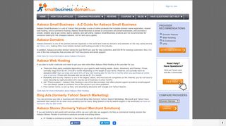 
                            9. Aabaco Small Business - Domains - Web Hosting - Ecommerce