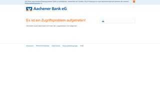 
                            5. Aachener Bank eG - Mein Leben lang. Login