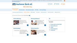 
                            1. Aachener Bank eG - Mein Leben lang. Online-Banking