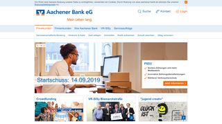 
                            3. Aachener Bank eG - Mein Leben lang. Startseite für ...