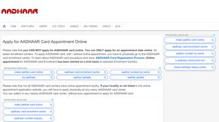 
                            4. AADHAAR Card Online Registration