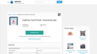 
                            2. Aadhaar Card Portal - Download Apk Download latest version 1.1- co ...