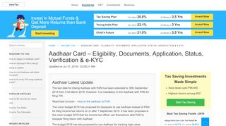 
                            4. Aadhaar Card - Status, Documents, Application, Verification & Aadhar ...
