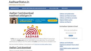 
                            6. Aadhar Card download www.eaadhaar.uidai.gov.in | …
