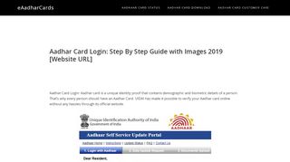 
                            7. Aadhar Card Login: Step By Step Guide with Images …