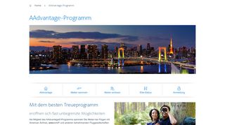 
                            4. AAdvantage − AAdvantage-Programm − American Airlines