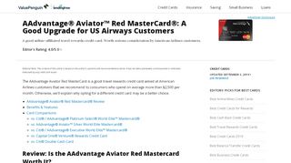 
                            9. AAdvantage® Aviator™ Red MasterCard®: A Good Upgrade for ...