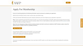 
                            3. AAFP Membership Application -- AAFP