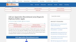 
                            7. AAI 264 Apprentice Recruitment 2019 Submit …