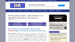 
                            5. AAI Recruitment 2019, 384 Apprentices Job Vacancy, …
