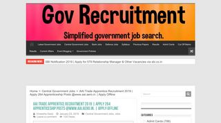 
                            8. AAI Trade Apprentice Recruitment 2019 | Apply …