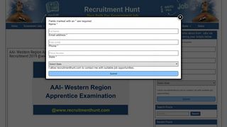 
                            5. AAI Western Region Apprentice Recruitment | AAI …