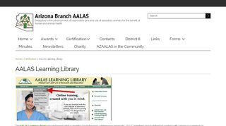 
                            6. AALAS Learning Library | Arizona Branch AALAS