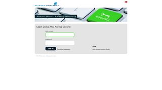 
                            8. Aalborg University Access Control - login.aau.dk