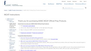 
                            5. AAMC MCAT Official Prep Products Instructions