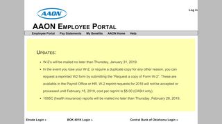 
                            1. AAON Employee Portal