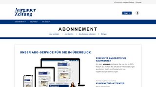 
                            7. aargauerzeitung.ch > Abo-Service