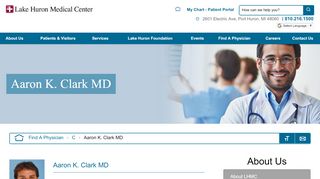 
                            9. Aaron K. Clark MD - Lake Huron Medical Center