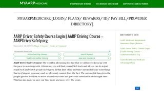 
                            4. AARP Driver Safety Course Login | AARP Driving Course ...