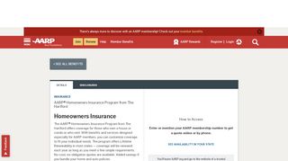 
                            6. AARP® Homeowners Insurance Program from The Hartford