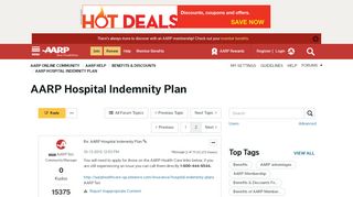 
                            7. AARP Hospital Indemnity Plan - Page 2 - AARP …