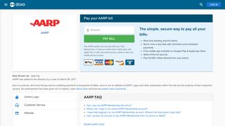 
                            10. AARP | Pay Your Bill Online | doxo.com