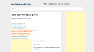 
                            7. aarp provider login portal – medicareicode.com