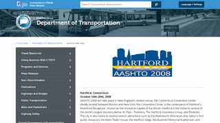 
                            9. AASHTO HOME PAGE - CT.gov