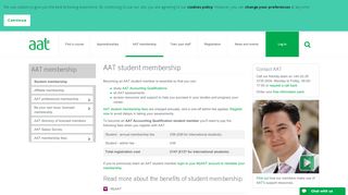 
                            7. AAT student membership | AAT