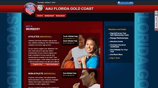 
                            3. AAU Florida Gold Coast > Membership > Sign Up